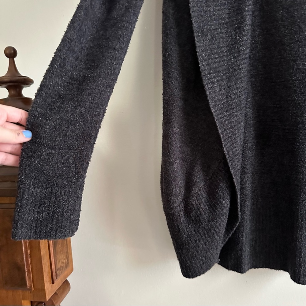 Barefoot Dreams • CozyChic Lite Circle Cardi in Carbon - Picture 3 of 7